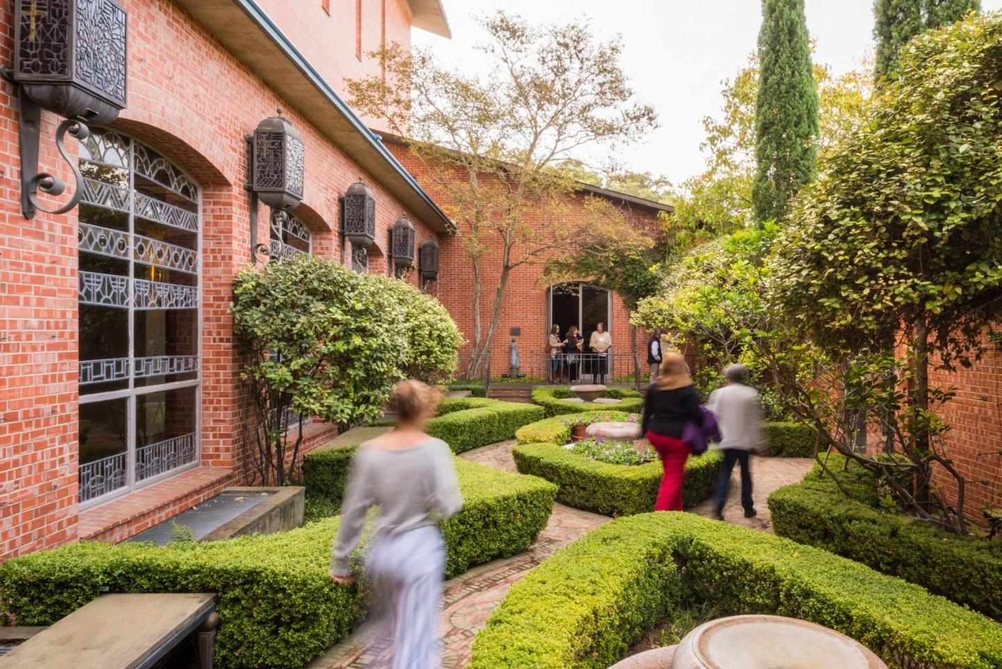 An view from the chapel garden